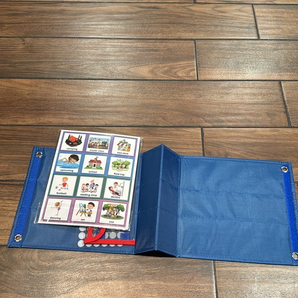 1pc Reusable Daily Schedule Visual Time Table, Routine Work Plan With 70 Picture - Picture 8 of 10